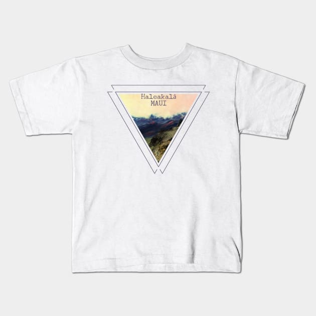 Haleakala National Park Maui Hawaii To travel is to live Kids T-Shirt by BoogieCreates